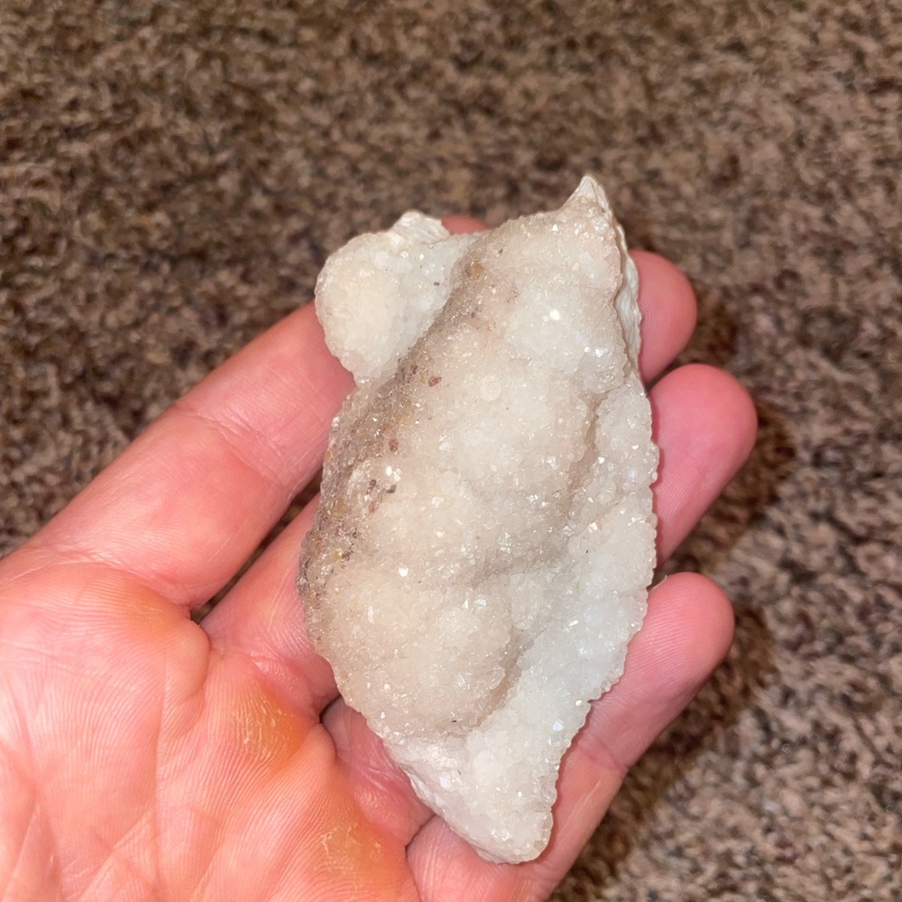 Natural White Geode Crystal